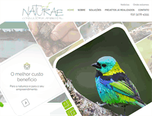 Tablet Screenshot of naturae.com.br